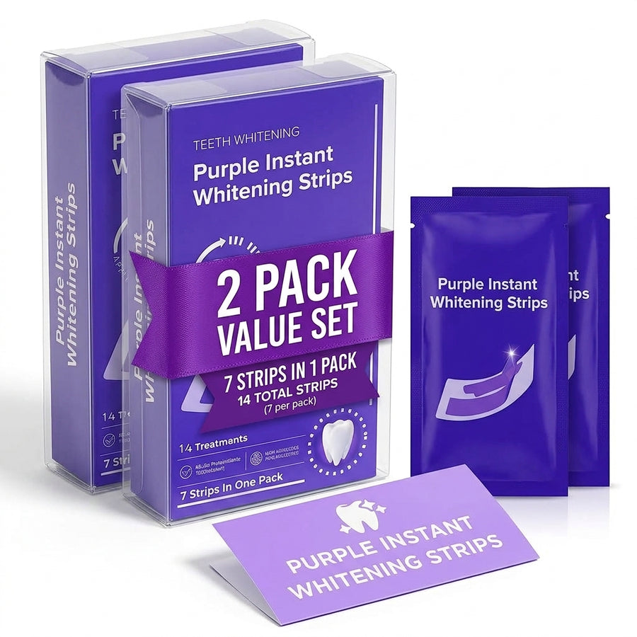Purple Instant Teeth Whitening Strips