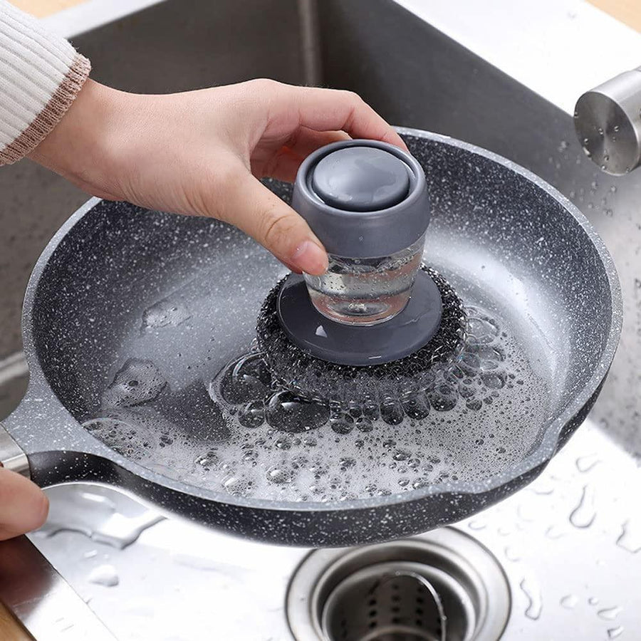 Soap Dispensing Dish Cleaning Brush