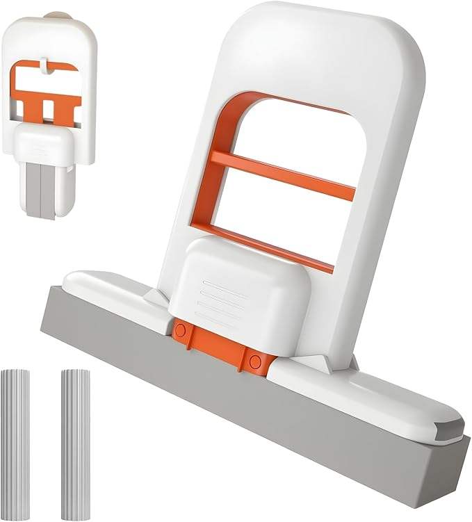 Portable Mini Mop with Self-Squeeze System